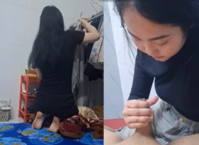Tôi đi thăm thằng bạn đang ốm được thổi kèn thoải mái